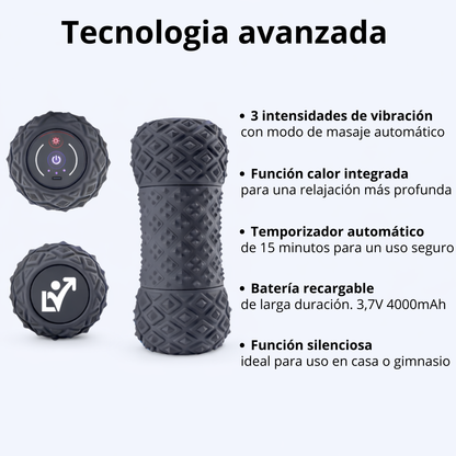 Rodillo masajeador eléctrico